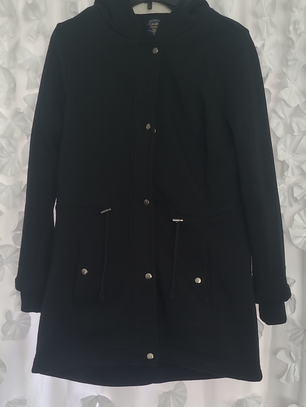 Carhartt Black Hooded Utility Coat for Women